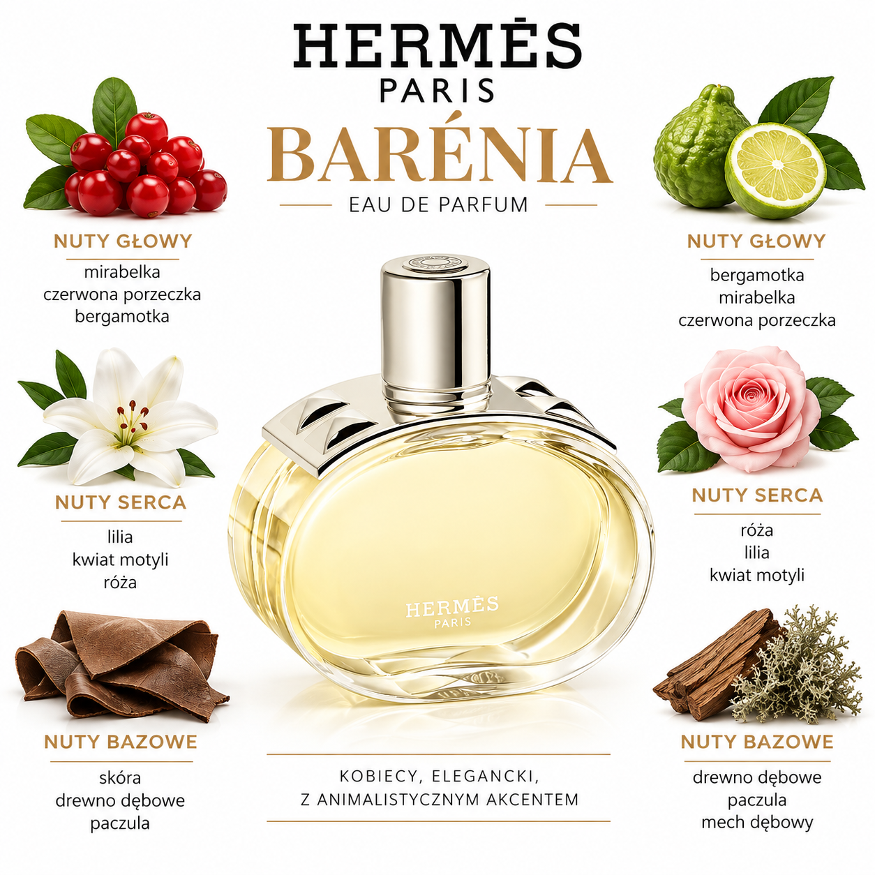 Hermès Barénia odlewka perfum